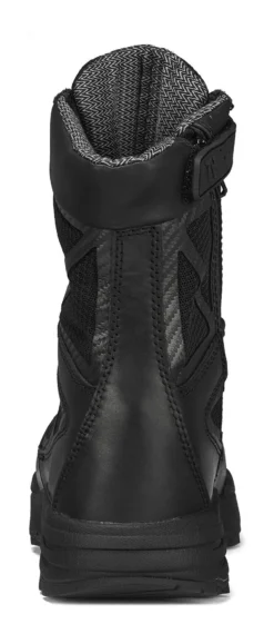 Tactical Research Boots: Men's TR998ZWPCT Black TR Chrome Side-Zip Waterproof CT Combat Boots