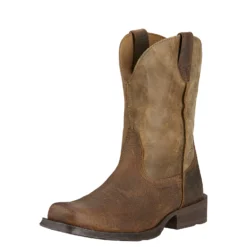 Ariat Boots: Men's 10002317 Rambler 11-Inch Square Toe Cowboy Brown Boots 7 Ariat Boots: Men's 10002317 Rambler 11-Inch Square Toe Cowboy Brown Boots -Carlos Trendy 10002317 3 4