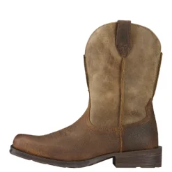 Ariat Boots: Men's 10002317 Rambler 11-Inch Square Toe Cowboy Brown Boots 6 Ariat Boots: Men's 10002317 Rambler 11-Inch Square Toe Cowboy Brown Boots -Carlos Trendy 10002317 side