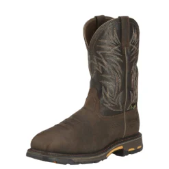 Ariat Boots: Men's Met Guard 10016265 Workhog H2O Composite Toe Work Boots -Carlos Trendy 10016265 3 4