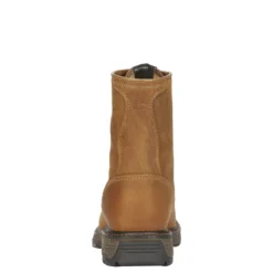 Ariat Boots: Men's 8 Inch Workhog 10016266 Brown Lace Up Work Boots -Carlos Trendy 10016266 heel