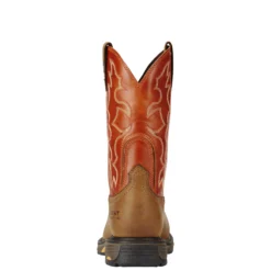 Ariat Boots: Men's Brown 10017170 Puncture-Resistant Composite Toe Workhog Cowboy Boots 7 Ariat Boots: Men's Brown 10017170 Puncture-Resistant Composite Toe Workhog Cowboy Boots -Carlos Trendy 10017170 heel