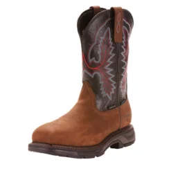 Ariat Boots: Men's 10024968 Brown WorkHog XT Carbon Toe 11" Waterproof Pull On Work Boots 9 Ariat Boots: Men's 10024968 Brown WorkHog XT Carbon Toe 11" Waterproof Pull On Work Boots -Carlos Trendy 10024968 front