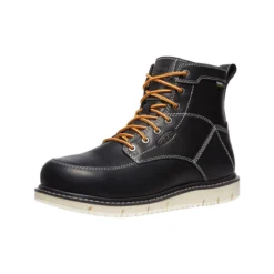 Keen Utility Boots: Men's 1027083 Black Aluminum Toe 6" CSA San Jose Waterproof EH Work Boot -Carlos Trendy 1027083 3q 1 edit
