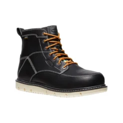 Keen Utility Boots: Men's 1027083 Black Aluminum Toe 6" CSA San Jose Waterproof EH Work Boot
