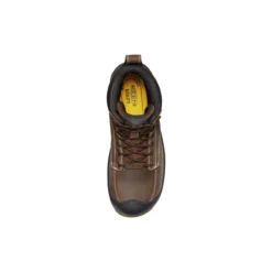 Keen Utility Boots: Men's 1027100 Dark Earth Gum Carbon Fiber Toe Fort Wayne 6" Waterproof EH Work Boot -Carlos Trendy 1027100 sldedit2