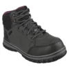 Skechers Work Boots: Women's 108004 BLK Black Composite Toe McColl EH Waterproof Work Boot