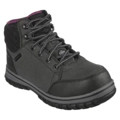 Skechers Work Boots: Women's 108004 BLK Black Composite Toe McColl EH Waterproof Work Boot