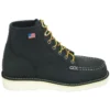 Danner Boots: Men's Black Moc Toe 15568 Bull Run Soft Toe Work Boots