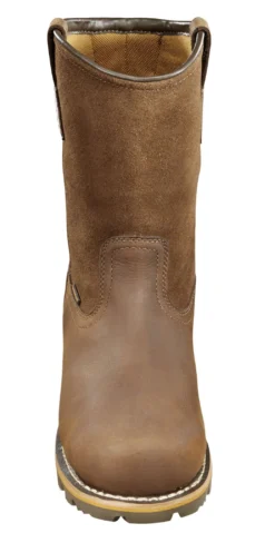 Carhartt Boots: Men's CMP1053 Brown Waterproof Slip Resistant Wellington Work Boot