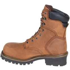 Chippewa Boots: Men's Steel Toe 55026 EH 8 Inch Logger Work Boots -Carlos Trendy 55025 chippewai 01