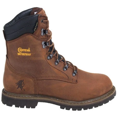 Chippewa Boots: Men's Brown 55068 Insulated Waterproof Boots 4 Chippewa Boots: Men's Brown 55068 Insulated Waterproof Boots - Image 4