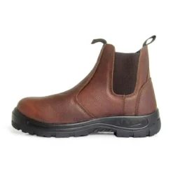 Genuine Grip Boots: Men's 6041 Brown Composite Toe Hercules Twin-Gore Pull On Work Boot -Carlos Trendy 6041 3 1