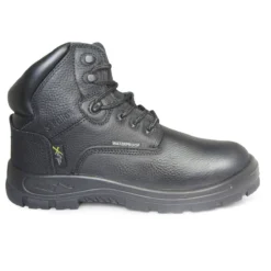 Genuine Grip Boots: Men's 6070 Black Composite Toe Poseidon Metatarsal Guard EH Work Boot -Carlos Trendy 6070 2