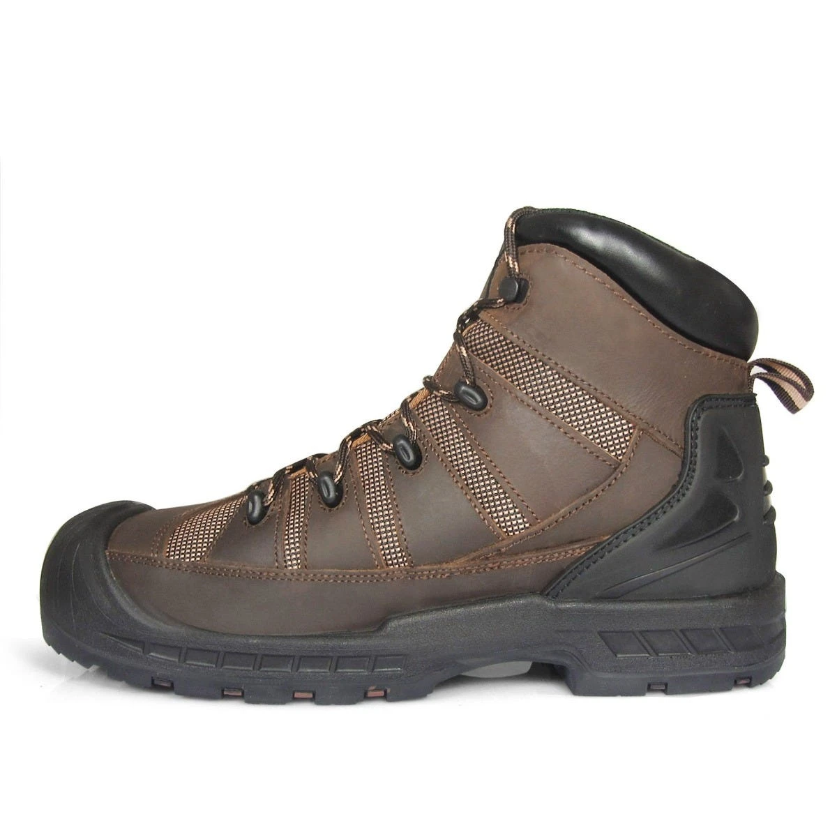 Genuine Grip Boots: Men's 6300 Brown Composite Toe Trekker Puncture Resistant Work Boot 3 Genuine Grip Boots: Men's 6300 Brown Composite Toe Trekker Puncture Resistant Work Boot - Image 3