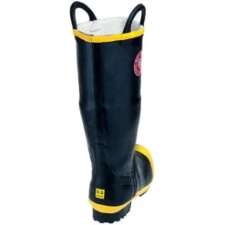 Black Diamond Boots: Men's 6999451 Steel Toe Insulated Kevlar Lined Waterproof Rubber Firefighter Boot