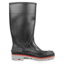 Servus Boots: Men's 75108 Black Gray Waterproof PVC 15IN Boot 7 Servus Boots: Men's 75108 Black Gray Waterproof PVC 15IN Boot -Carlos Trendy 75108 side