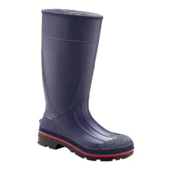 Servus Boots: Women's 75126 Navy Black Northerner Waterproof PVC 15IN Boot -Carlos Trendy 75126