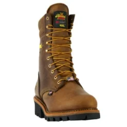 Thorogood Boots: Men's 804-3554 Brown CrazyHorse Insulated Steel Toe Logger Work Boot -Carlos Trendy 804 3554 3 416x416 1