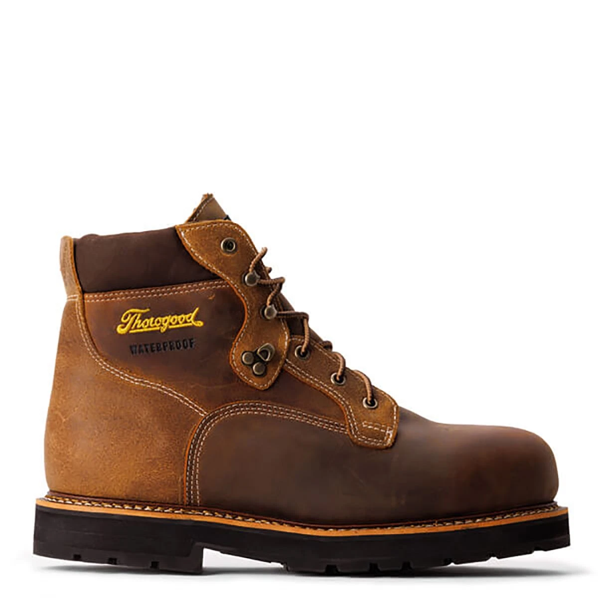 Thorogood Boots: Men's 804 4144 Crazyhorse Composite Toe Iron River Series 6" Waterproof Work Boot 2 Thorogood Boots: Men's 804 4144 Crazyhorse Composite Toe Iron River Series 6" Waterproof Work Boot - Image 2