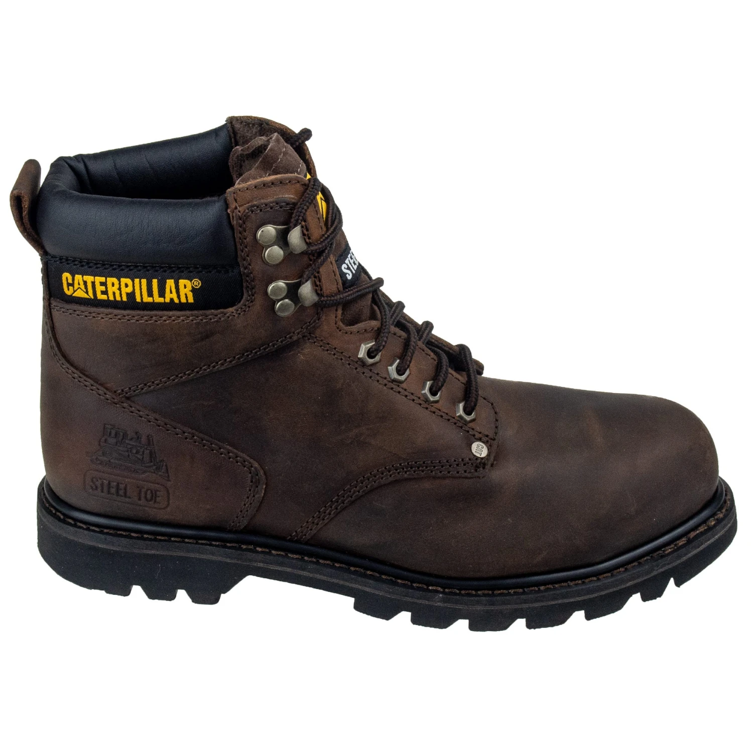 Caterpillar Boots: Men's Steel Toe EH 89586 Brown Boots 6 Caterpillar Boots: Men's Steel Toe EH 89586 Brown Boots - Image 6