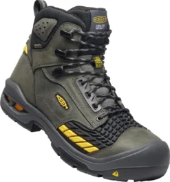Keen Utility Boots: Men's 1025697 Magnet Black Troy 6" Carbon-Fiber Toe Waterproof Work Boot -Carlos Trendy 9022c990451020a12647a9fce84f7acc