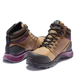 Timberland Pro Boots: Women's A219B Brown Purple Reaxion Composite Toe Waterproof Hiker 9 Timberland Pro Boots: Women's A219B Brown Purple Reaxion Composite Toe Waterproof Hiker -Carlos Trendy a219b 6edit