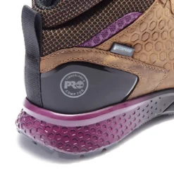 Timberland Pro Boots: Women's A219B Brown Purple Reaxion Composite Toe Waterproof Hiker 11 Timberland Pro Boots: Women's A219B Brown Purple Reaxion Composite Toe Waterproof Hiker -Carlos Trendy a219b 7edit