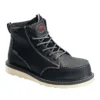 Avenger Boots: Men's A7508 Black Carbon Toe 6" Waterproof EH Wedge Moc Toe Work Boot