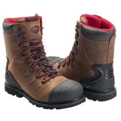 Avenger Boots: Men's A7556 Brown Composite Toe Hammer 8" Met Guard EH Waterproof Work Boot -Carlos Trendy a7556 9