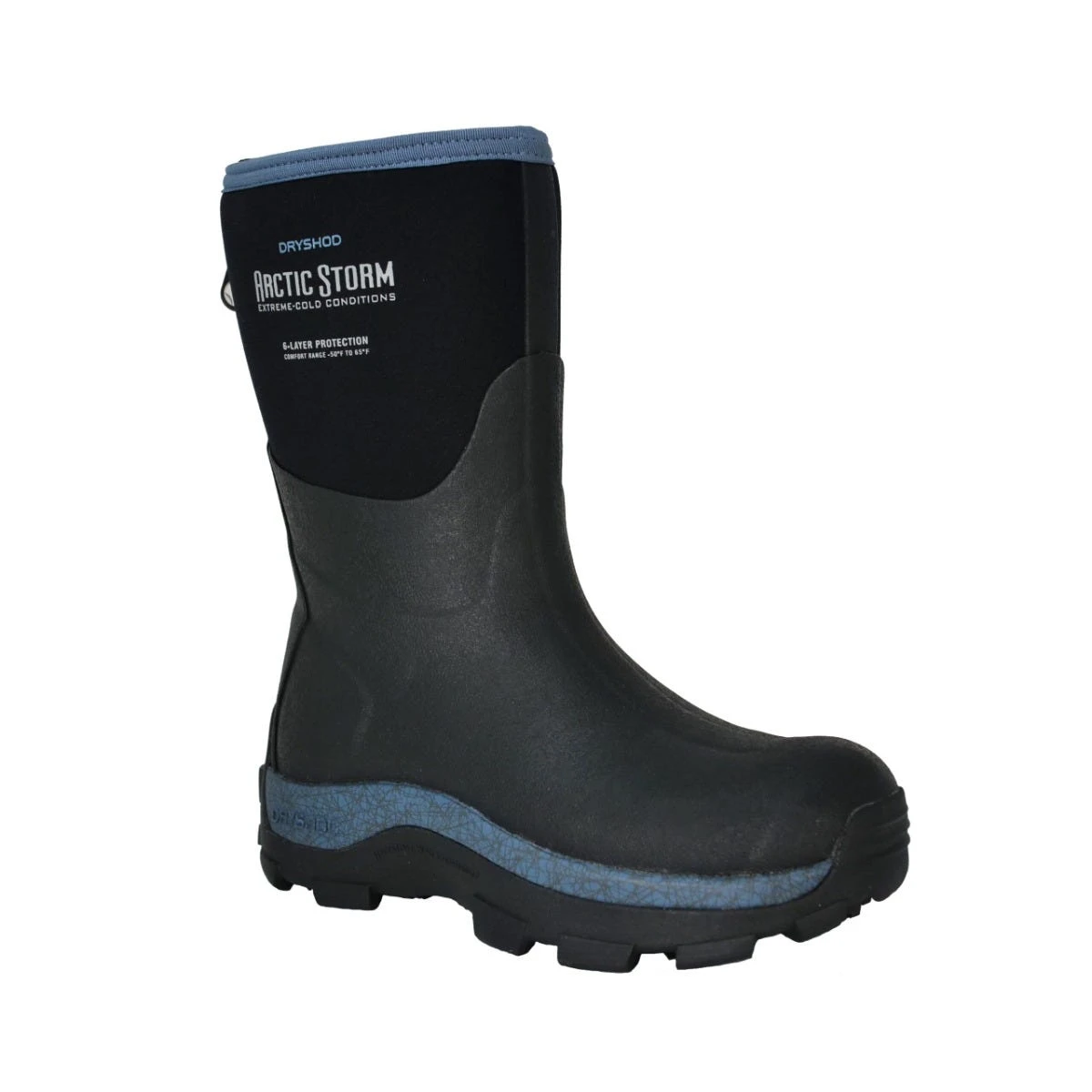 DryShod Boots: Women's ARS-WM-BL Blue Mid Artic Storm Extreme Cold Winter Boot 1 DryShod Boots: Women's ARS-WM-BL Blue Mid Artic Storm Extreme Cold Winter Boot