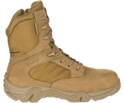 Bates Boots: Men's E04272 Coyote GX-8 Waterproof Composite Toe Side Zip Work Boot -Carlos Trendy btsm e04272 050719 s20 000