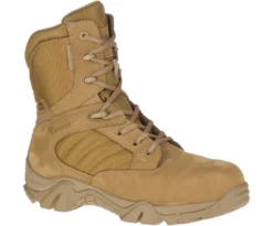 Bates Boots: Men's E04272 Coyote GX-8 Waterproof Composite Toe Side Zip Work Boot -Carlos Trendy btsm e04272 050719 s20 032