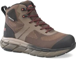 Carolina Boots: Men's CA1915 Brown Composite Toe Waterproof Align Voltrex Hi Athletic Hiker Boot