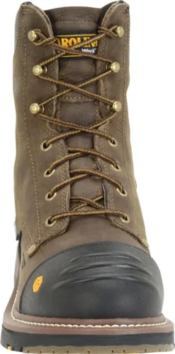 Carolina Boots: Men's CA2559 Brown 8” Composite Toe Workflex Work Boots -Carlos Trendy ca2559 500xauto toe