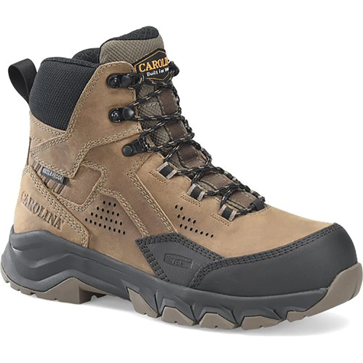 Carolina Boots: Men's CA4580 Brown Composite Toe Lightweight Waterproof Hiker Work Boot 1 Carolina Boots: Men's CA4580 Brown Composite Toe Lightweight Waterproof Hiker Work Boot