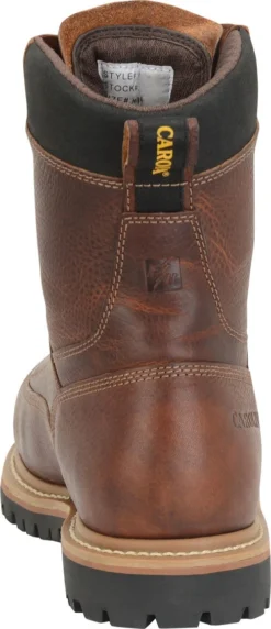 Carolina Boots: Grind CA5529 Composite Toe Men's 8" Work Boots -Carlos Trendy ca5529 500xauto heel