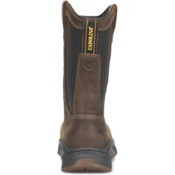 Carolina Boots: Men's CA5557 Brown Composite Toe Subframe 10" Pull On Wellington Waterproof Work Boot -Carlos Trendy ca5557 500xauto heeledit