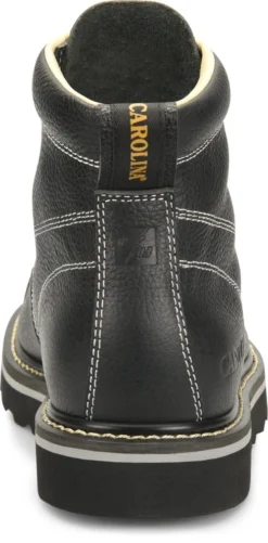 Carolina Boots: Men's CA7007 Black Flatiron 6" Moc Wedge Toe Work Boot 9 Carolina Boots: Men's CA7007 Black Flatiron 6" Moc Wedge Toe Work Boot -Carlos Trendy ca7007 2