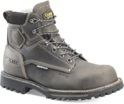 Carolina Boots: Men's CA7532 Grey 6” PitStop Waterproof Comp Toe Work Boots