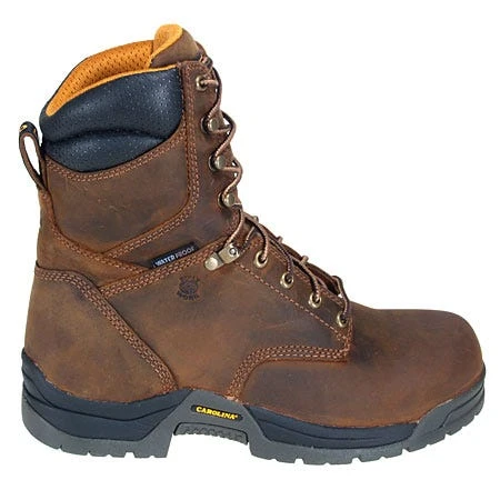 Carolina Boots: Men's Waterproof Brown CA8020 Slip-Resistant Work Boots 4 Carolina Boots: Men's Waterproof Brown CA8020 Slip-Resistant Work Boots - Image 4