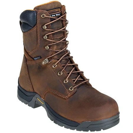 Carolina Boots: Men's Waterproof Brown CA8020 Slip-Resistant Work Boots 3 Carolina Boots: Men's Waterproof Brown CA8020 Slip-Resistant Work Boots - Image 3