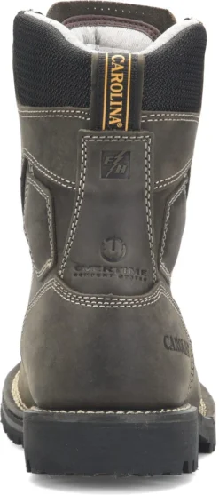 Carolina Boots: Men's CA8532 Grey 8” Waterproof Composite Toe Work Boots -Carlos Trendy ca8532 500xauto heel