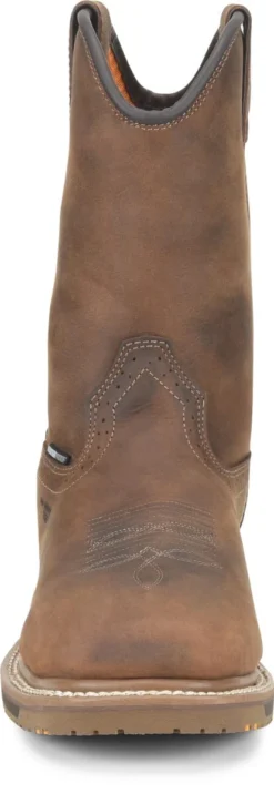 Carolina Boots: Men’s CA8536 Brown Anchor 10” Waterproof Composite Square Toe Roper 10 Carolina Boots: Men’s CA8536 Brown Anchor 10” Waterproof Composite Square Toe Roper -Carlos Trendy ca8536 500xauto toe