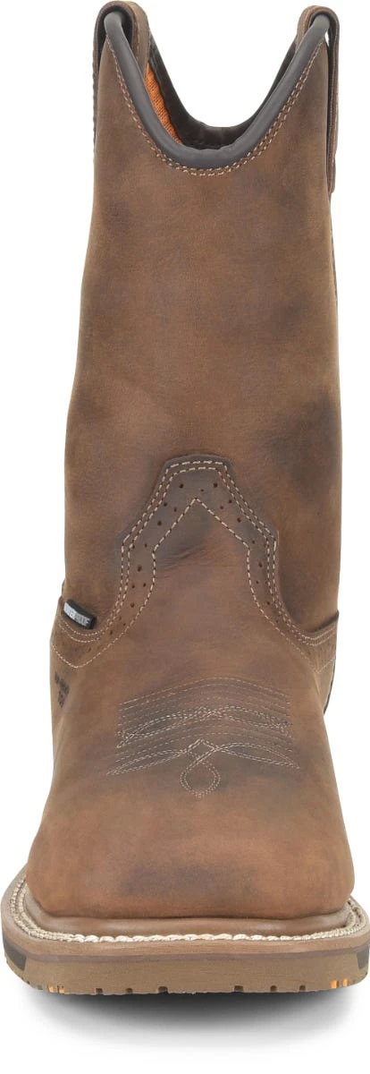 Carolina Boots: Men’s CA8536 Brown Anchor 10” Waterproof Composite Square Toe Roper 4 Carolina Boots: Men’s CA8536 Brown Anchor 10” Waterproof Composite Square Toe Roper - Image 4