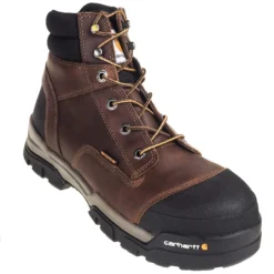 Carhartt Boots: Men's CME6355 Energy 6-Inch Waterproof Composite Toe EH Brown Work Boots -Carlos Trendy carhartt cme6355 p 01