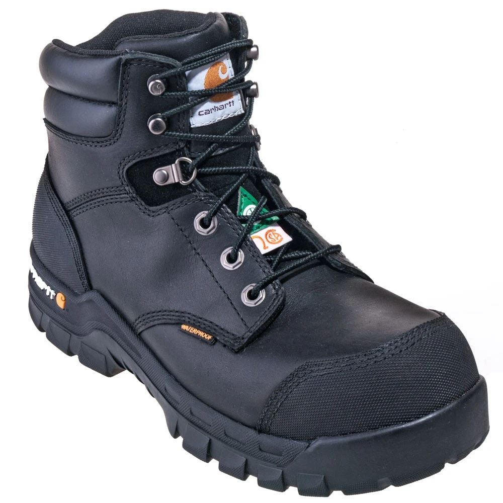 Carhartt Boots: Men's CMR6971 Black Waterproof Puncture-Resistant Composite Toe Boots 5 Carhartt Boots: Men's CMR6971 Black Waterproof Puncture-Resistant Composite Toe Boots - Image 5
