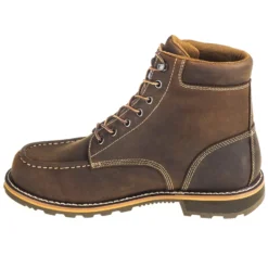Carhartt Boots: Men's CMW6197 Brown Waterproof 6-Inch General Toe Work Boots -Carlos Trendy carhartt cmw6197 i 01