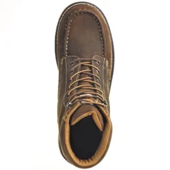 Carhartt Boots: Men's CMW6197 Brown Waterproof 6-Inch General Toe Work Boots -Carlos Trendy carhartt cmw6197 t 01