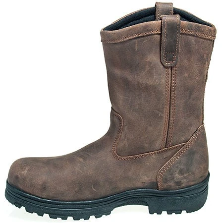 Carolina Boots: Men's Brown CA2533 Composite Toe Wellington EH Work Boots 5 Carolina Boots: Men's Brown CA2533 Composite Toe Wellington EH Work Boots - Image 5
